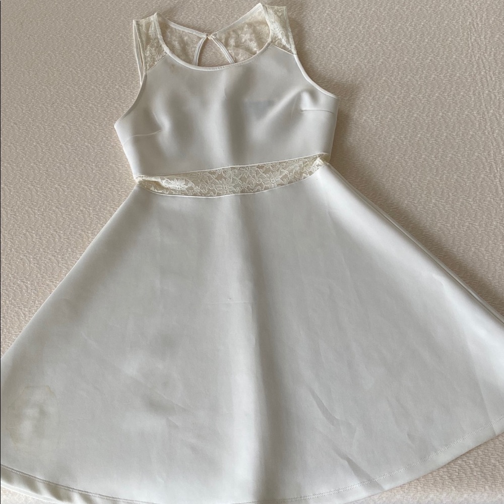 Cream color dress size medium